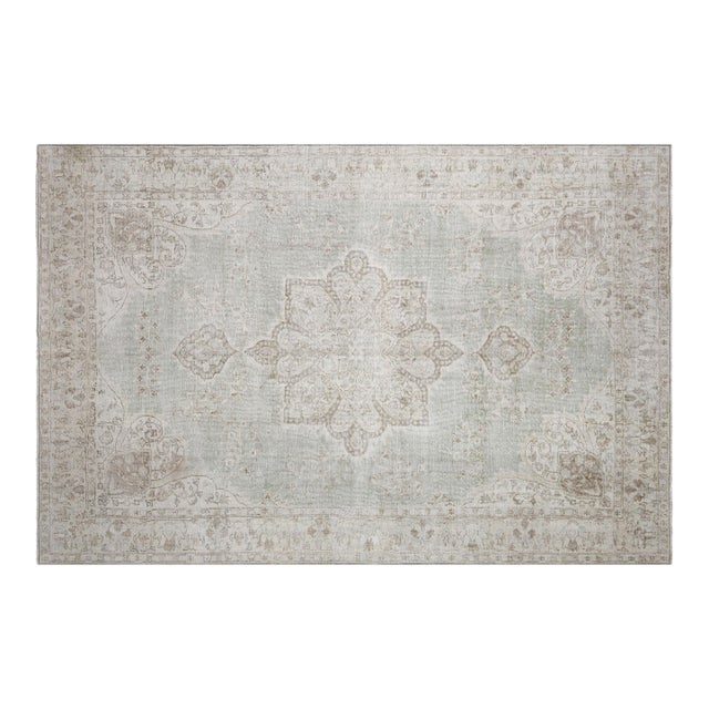 1960s Turkish Oushak Rug For Sale