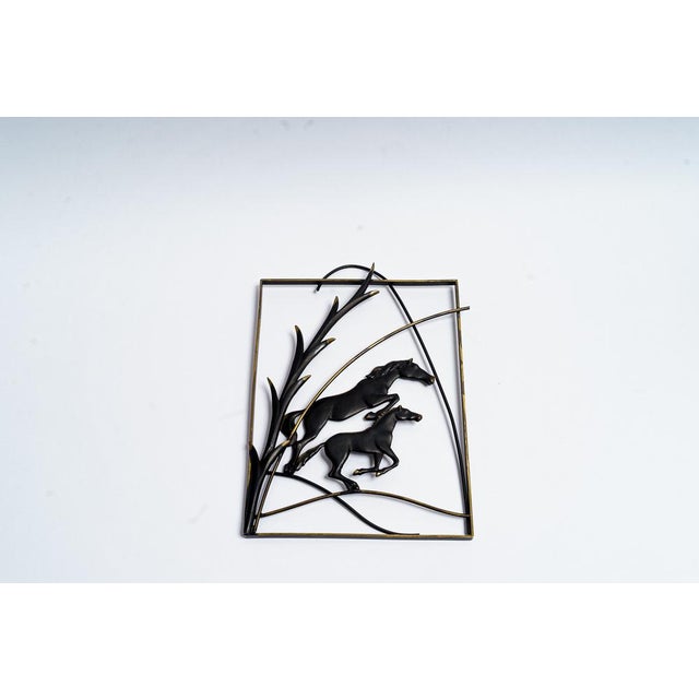 Mid-Century Modern Wall Decoration Horses by Hertha Baller, Vienna, 1950s For Sale - Image 3 of 12