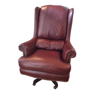 Hancock and Moore “Wrenn” Swivel Tilt Executive Office Chair For Sale