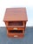 Wood Early 1900s Flame Mahogany Inlay Nightstand Bedside Side End Table 6921 For Sale - Image 7 of 15