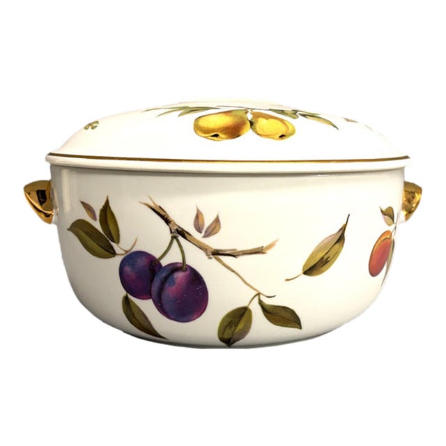 Royal Worcester Evesham Covered Casserole Dish For Sale