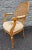 Mid 20th Century Louis XVI Style Fruitwood, Needlepoint Upholstered Seat and Caned Back Fauteuil For Sale - Image 5 of 9