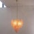 Mid-Century Modern Pink Suspension Chandelier with Murano Glass Leaves, Italy, 1990s For Sale - Image 3 of 11