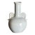 1940s Matte White Earthenware Vase by Eva Jancke Björk - Bobergs Fajans Sweden For Sale
