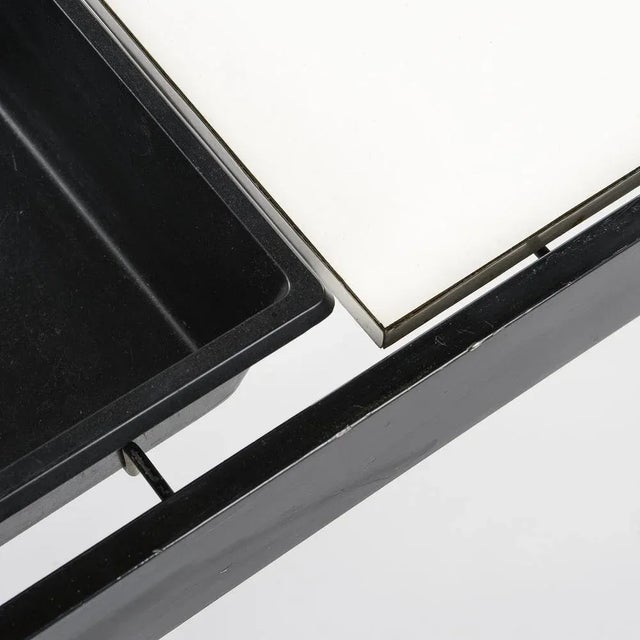 Coffee Table with Tubular Base by Joseph André Motte, 1970 For Sale - Image 4 of 10