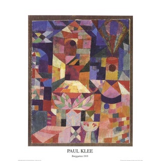 1995 Paul Klee Garden View Lithograph For Sale