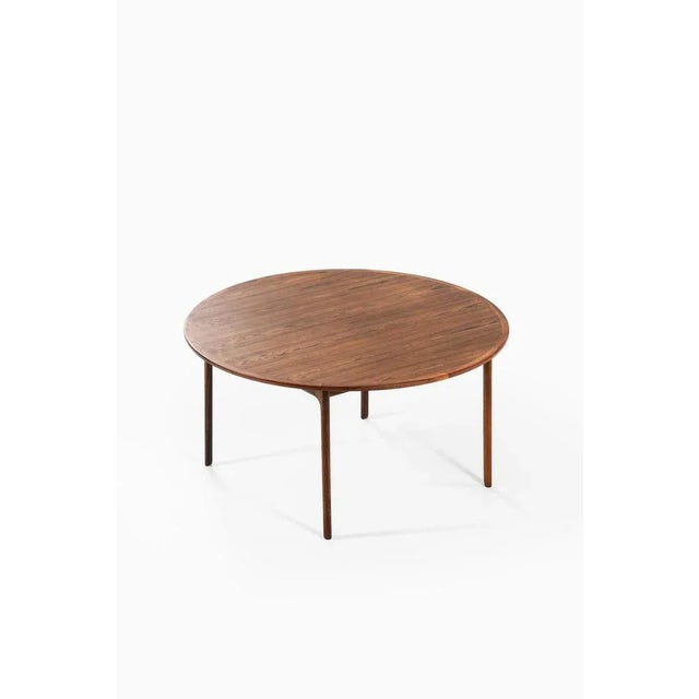 Brown Ole Wanscher Coffee Table Produced by P. Jeppesens Furniture Factory in Denmark For Sale - Image 8 of 12