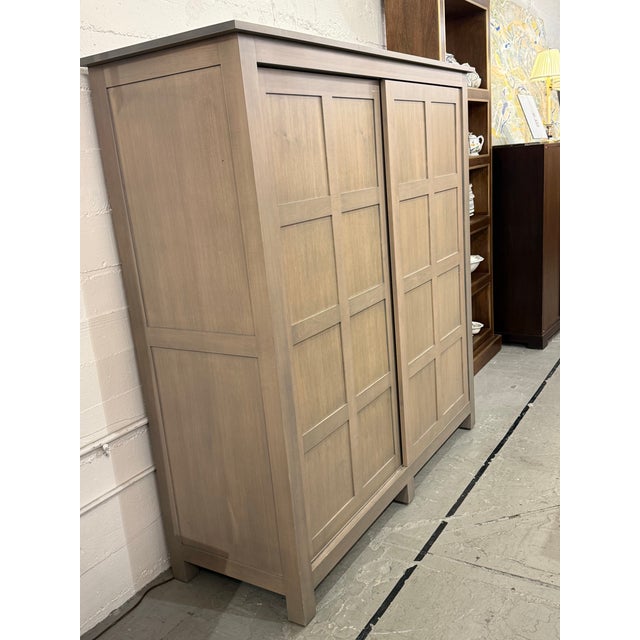 2010s Room & Board Bennett Armoire For Sale - Image 5 of 12