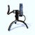 Mid 20th Century Vintage Brutalist Wrought Iron Candlestick Holder-Hand Forged-Tripod-MCM-Gothic For Sale - Image 5 of 9