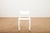 Health Chair in White Lacquered Metal and Flat Steel Base by Herman A. Sperlich for Ironrite, 1938, in Worn conditions....