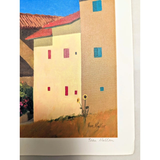 Late 20th Century Signed Limited Edition Print of Oil Painting of Italian Countryside For Sale - Image 5 of 7