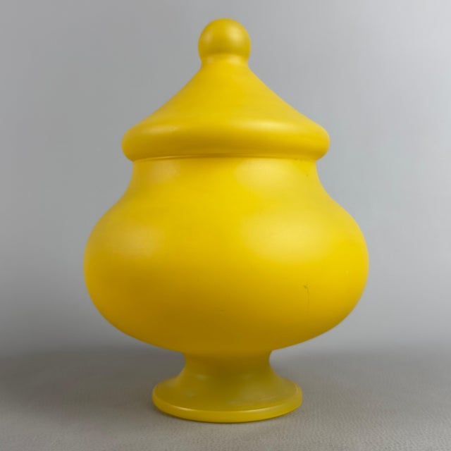 Teal Venetian Glass Containers, 1980s, Set of 2 For Sale - Image 8 of 12