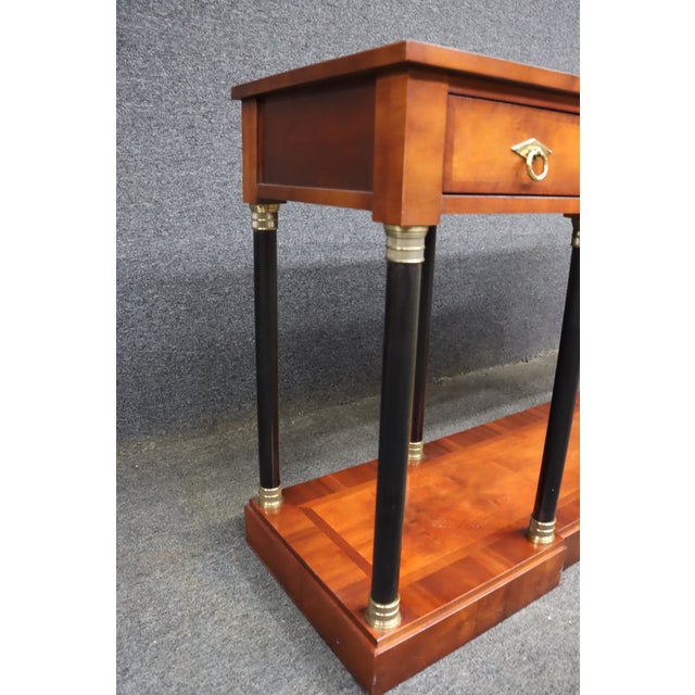 Century Furniture Biedermeier Style Mahogany Console Table For Sale In Philadelphia - Image 6 of 14