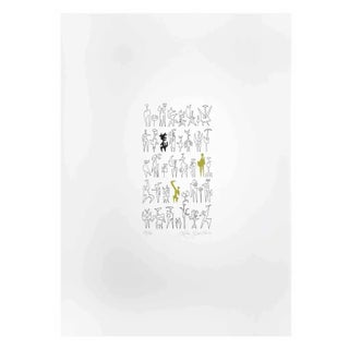 Leo Guida, Signals, Screen Print, 1970s For Sale