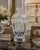 Elegant and substantial vintage lidded crystal urn by Block Crystal, crafted in 24% full lead crystal with exceptional...