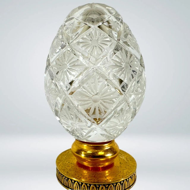 Fabergé Crystal Egg Bottle Stopper For Sale In San Diego - Image 6 of 8