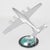 Desktop Airplane Model for Air France, Aluminum Lockheed Constellation, 1950 For Sale - Image 9 of 11