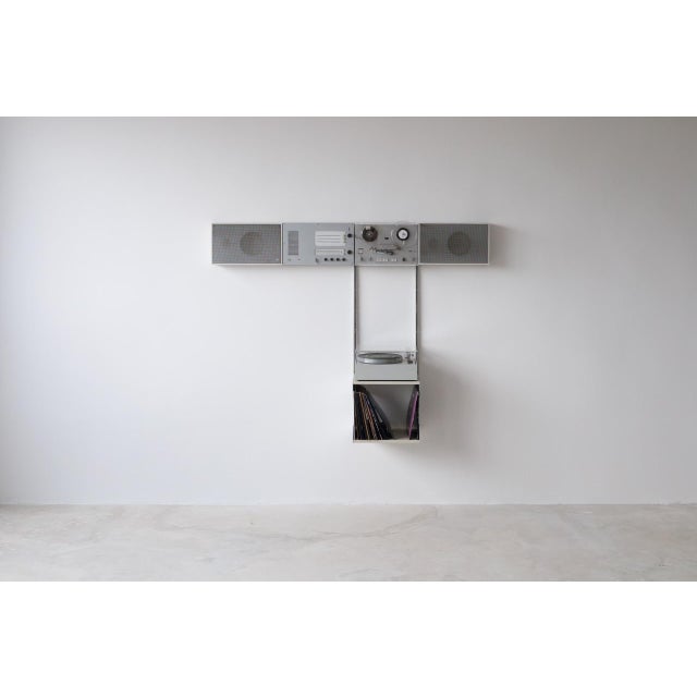 Gray Stereo Wall Unit by Dieter Rams for Braun, 1960s, Set of 10 For Sale - Image 8 of 8