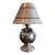 Rare Antique Art Deco Machine Age 1930's Saturn Chase Table Lamp - Aluminium Shade For Sale