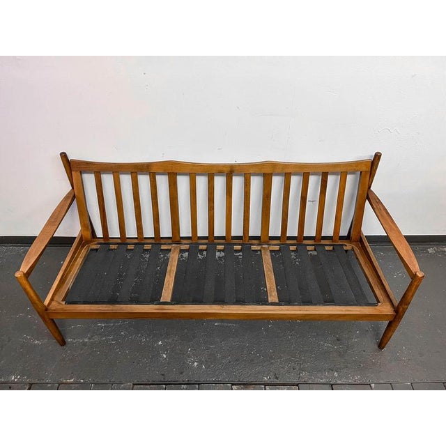 Mid-Century Beech Sofa, 1960s For Sale - Image 16 of 18