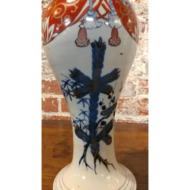 Japanese Imari Porcelain Bottle & Stopper For Sale - Image 10 of 10