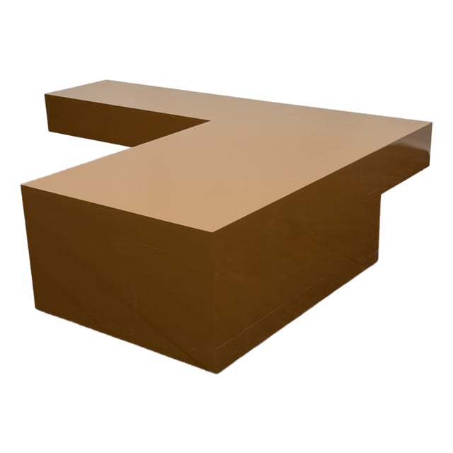 Minimalist Lacquer Floating Coffee Table in the Manner of Donald Judd, 1970 For Sale