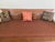 Wood Vintage Hand-Carved Indonesian Solid Teak Daybed / Lounge Bench – Imported From Bali For Sale - Image 7 of 7