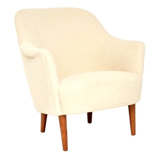 Vintage Swedish Samspel Chair attributed to Carl Malmsten, 1960 For Sale