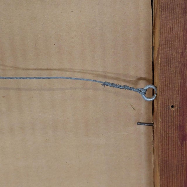 1960s 1960 Framed Richard v. Ellery Boatyard Watercolor Painting Titled “Jolly Roger For Sale - Image 5 of 6