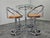 Mid-Century Modern Dining Chairs with Table, Italy, 1970s, Set of 5 For Sale - Image 6 of 18