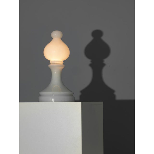 Designed by Ivan Jakeš and produced in the 1970s by Osvětlovací sklo in Valašské Meziříčí, this sculptural table lamp is...
