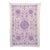 Lavender Pomegranate Hand-Embroidered Suzani Throw For Sale