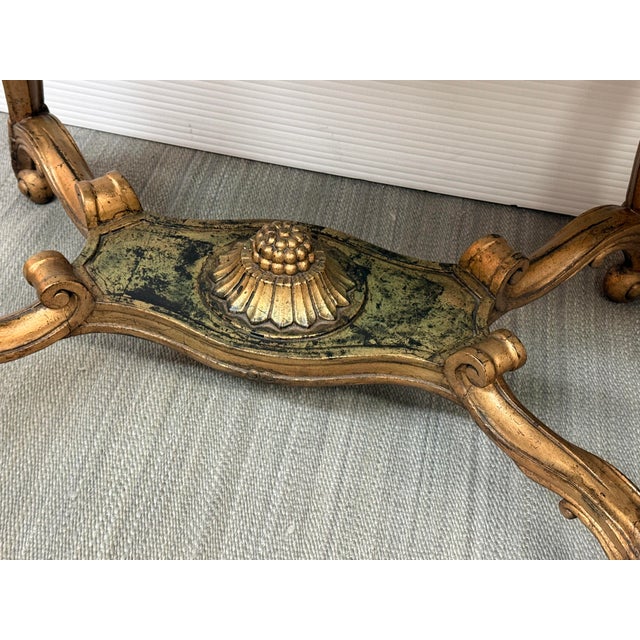 Antique Rococo Revival Giltwood Side Tables, Pair For Sale In San Francisco - Image 6 of 12