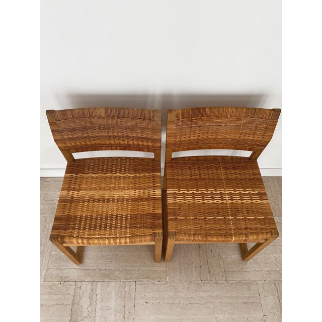 Mid-Century Scandinavian Oak Dining Room Chairs attributed to Børge Mogensen, Denmark, 1950s, Set of 6 For Sale - Image 13 of 18