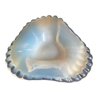 1960s Vintage Hand-Blown Italian Jelly Fish Bowl For Sale