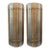 Modern Murano Champagne and Silver Glass Sconces With Brass - A Pair For Sale