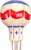 Mid 20th Century Vintage French-Style Hot Air Balloon Sculpture – Handcrafted Papier-Mâché, Tole & Rope – Patriotic Folk Art Hanging Object For Sale - Image 5 of 9