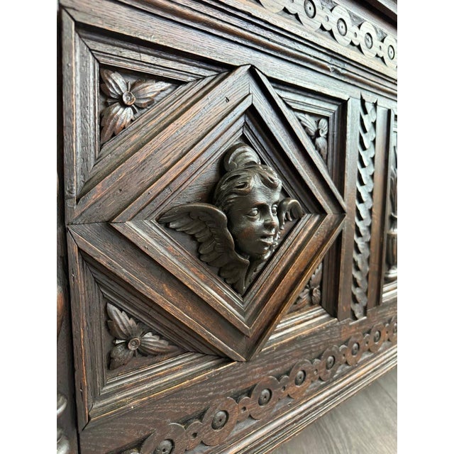 Antique 19th Century Neo-Renaissance Chest For Sale - Image 3 of 13