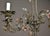Rococo 1930s Italian Five-Light Tole and Wrought Iron Chandelier For Sale - Image 3 of 10