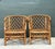 Vintage Trellis Rattan Lounge Chairs - A Pair For Sale - Image 12 of 12