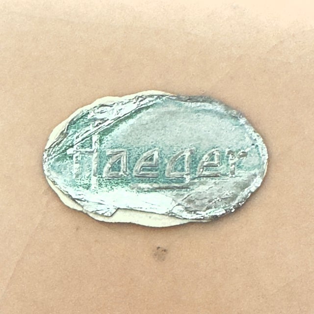 Mid 20th Century Multi Colored Matte Ceramic Serving Bowl Curation - Group of 3 For Sale - Image 5 of 9