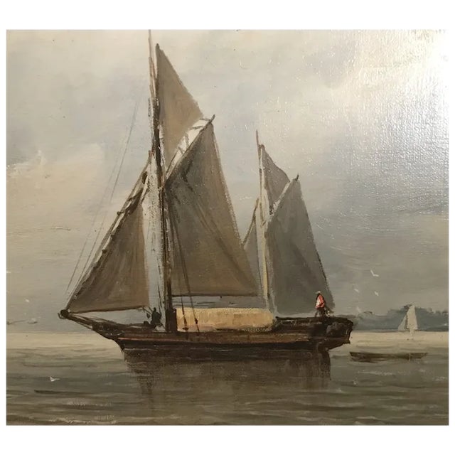 Mid 19th Century James Hamilton Oil Painting For Sale In Mobile - Image 6 of 7