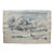 Henry Emil Salloch Original Watercolor on Paper Snowfield Under Heavy Skies. 1948. For Sale