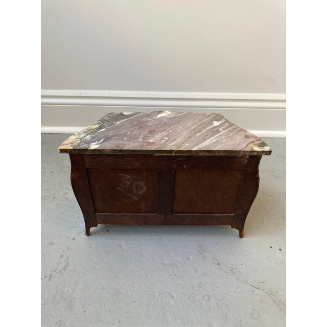 19th Century French Louis XV Miniature Commode or Salesman’s Sample With Marble For Sale In New Orleans - Image 6 of 6