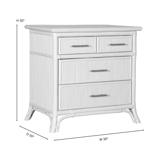 Coastal Aruba Four-Drawer Chest - Evergreen For Sale - Image 3 of 9