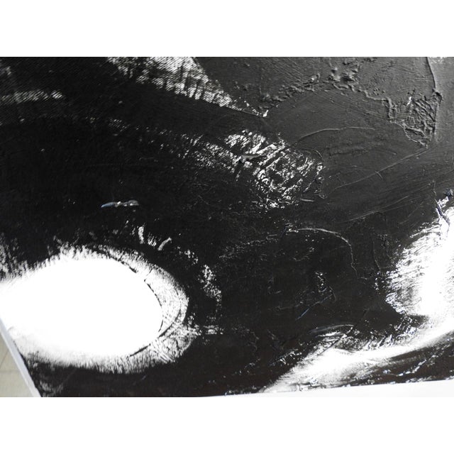1980s Large-Scale 1980s Abstract Mixed-Media Painting "Trap 17" by Cat Conner For Sale - Image 5 of 15