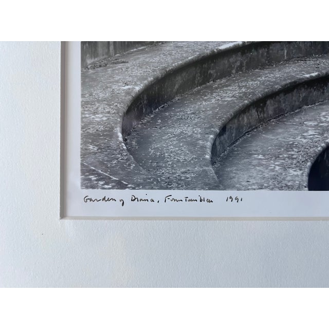 Modern "Garden of Diana-Chateau Fontainebleau"-Elizabeth Matheson Framed Photo-1991 For Sale - Image 3 of 7
