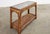 Hollywood Regency Island Style Rattan Bamboo Console Table For Sale - Image 3 of 12