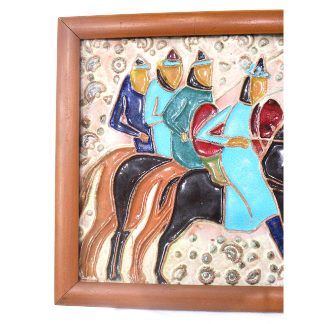 Mid 20th Century Mid Century Art Tile in the Style of Harris Strong For Sale - Image 5 of 11