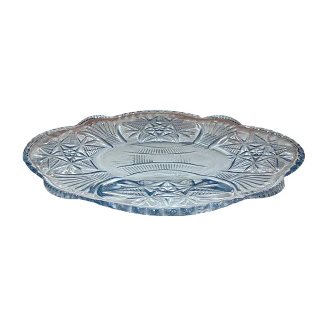 Light Blue Glass Bowl from Ząbkowice Steelworks, 1970s For Sale